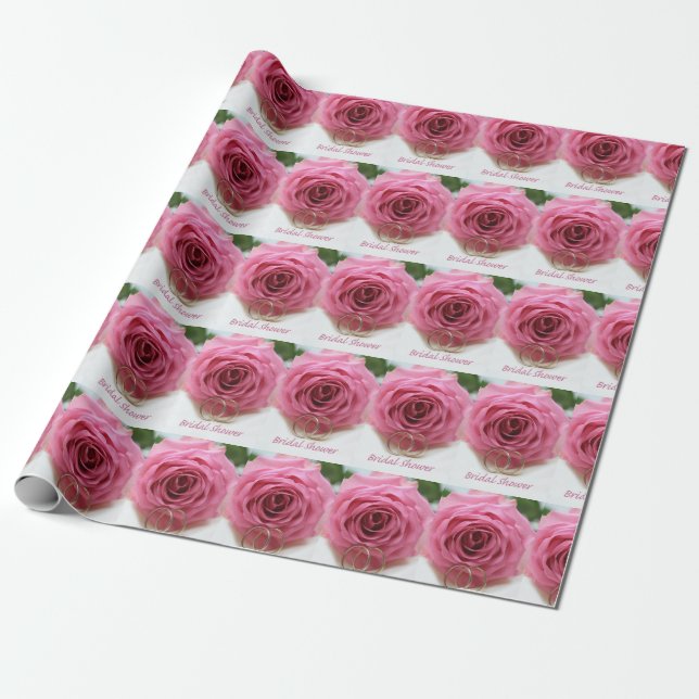 Bridal Shower Wrapping Paper (Unrolled)