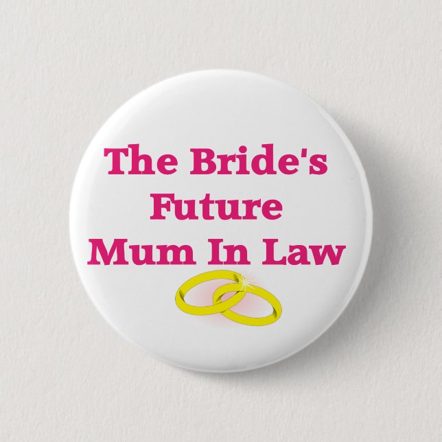 Bridal Showers and Bachelorette Parties Pinback Button (Front)
