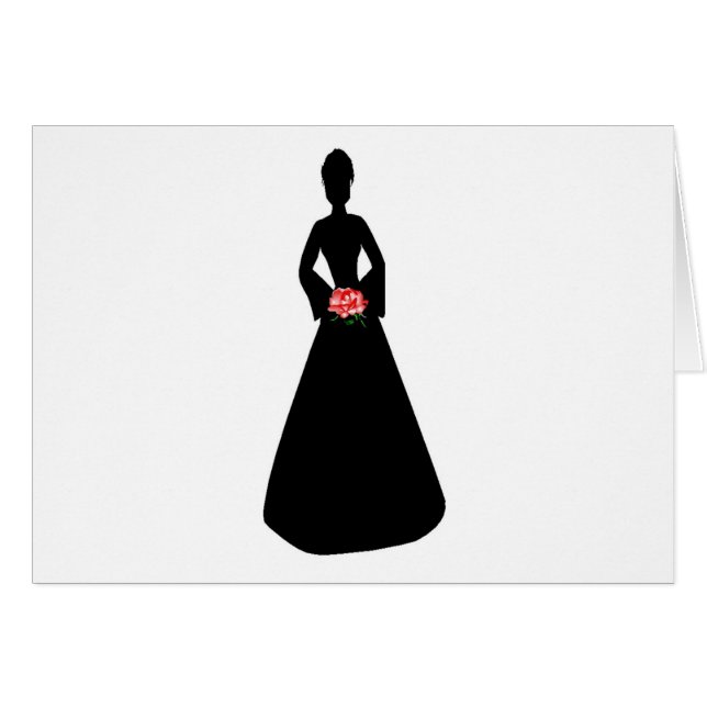 Bridal Silhouette Cards (Front Horizontal)