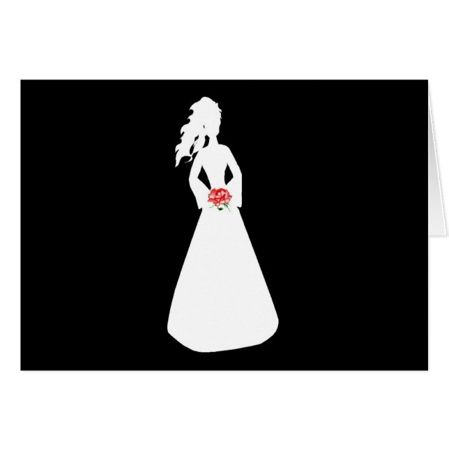 Bridal Silhouette II Cards (Front Horizontal)