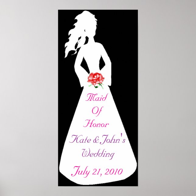 Bridal Silhouette II Maid Of Honor Poster (Front)