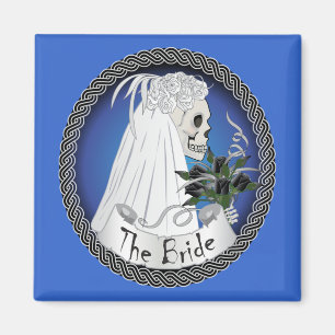 Bridal Skull Magnet