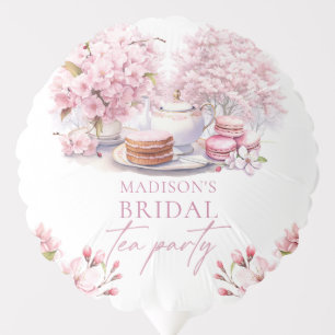 Bridal Tea Cherry Blossom Custom photo Balloon