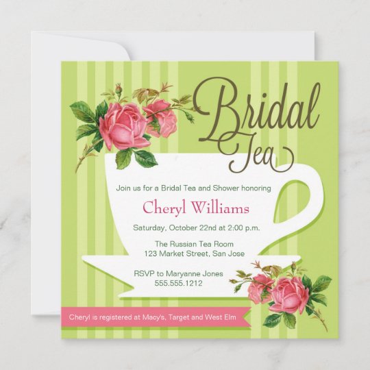 Bridal Tea Invitation
