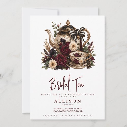 Bridal Tea Invitation