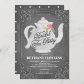 Bridal Tea Party | Bridal Shower Invitation (Front/Back)