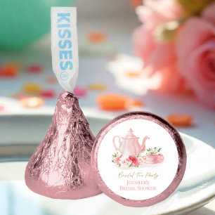 Bridal Tea Party   Gilded Pink Bridal Shower Hershey®'s Kisses®