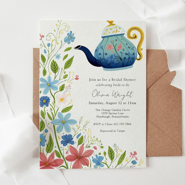 Bridal Tea Party Shower  Invitation (Creator Uploaded)
