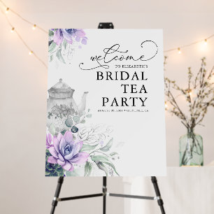 Bridal Tea Party Succulents Greenery Welcome Foam Board