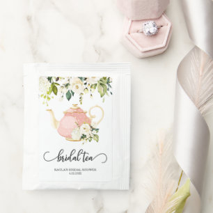 Bridal Tea Party Tea Bag - Pink   CUSTOM Tea Bag Drink Mix