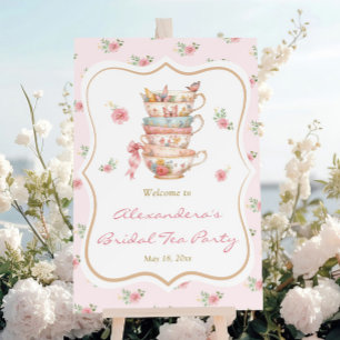Bridal Tea Party Welcome  Foam Board
