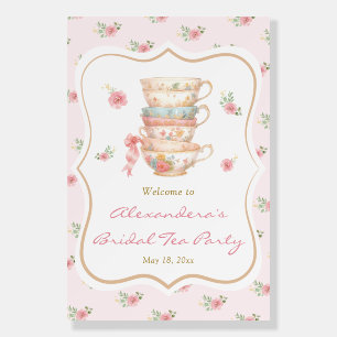 Bridal Tea Party Welcome Foam Board
