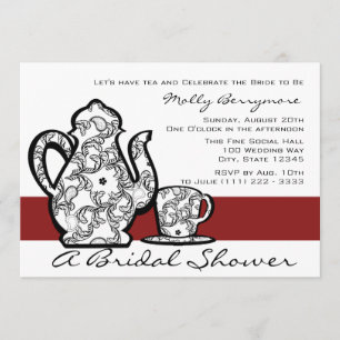 Bridal Tea Shower Invitation