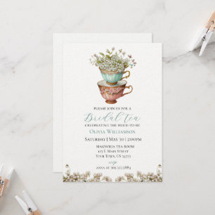 Bridal Tea Wedding Shower Invitation