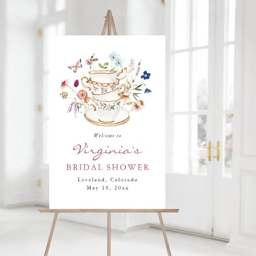 Bridal Tea Welcome Sign