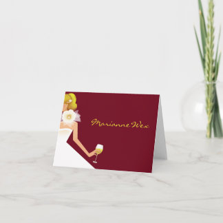 bridal thank you card