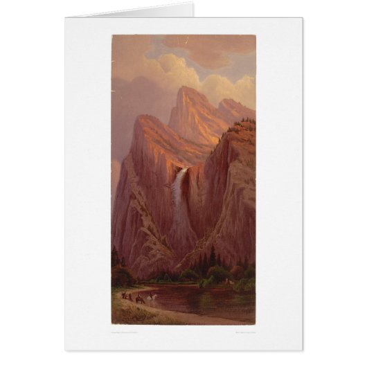Bridal Veil Fall, Yosemite Valley (0128A) Cards (Front)
