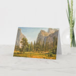 Bridal Veil Falls, California | Albert Bierstadt Card