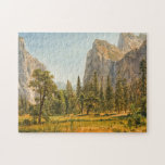 Bridal Veil Falls, California | Albert Bierstadt Jigsaw Puzzle
