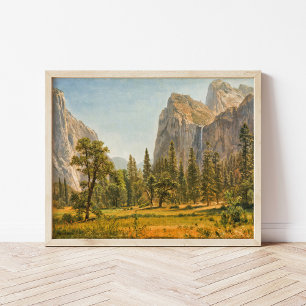 Bridal Veil Falls, California Albert Bierstadt Poster