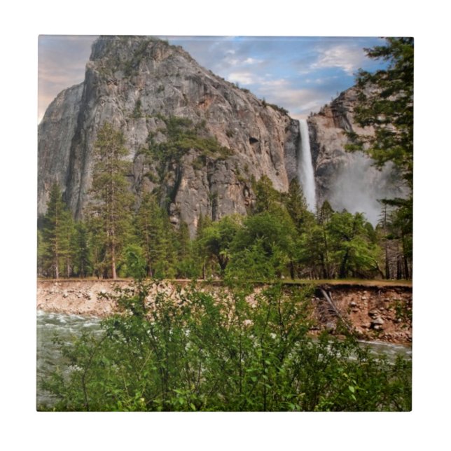 Bridal Veil Falls Ceramic Tile (Front)