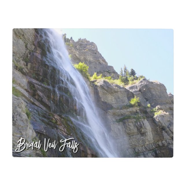 Bridal Veil Falls  Metal Print (Front)