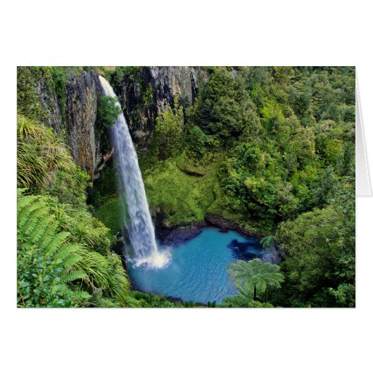 Bridal Veil Falls, NZ Cards (Front Horizontal)