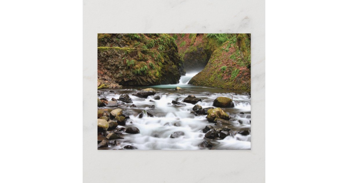 Bridal Veil Falls Oregon Waterfall Postcard | Zazzle