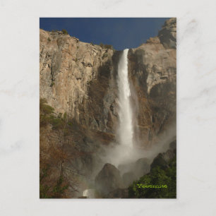 Bridal Veil Falls, Yosemite Postcard