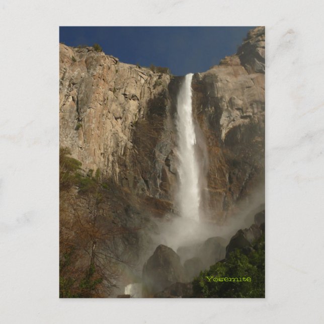 Bridal Veil Falls, Yosemite Postcard (Front)