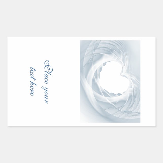 Bridal Veil Rectangular Sticker (Front)