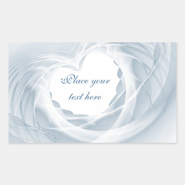 Bridal Veil Rectangular Sticker (Front)