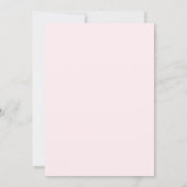 Bridal Virtual Shower Pink Gold Floral Watercolor Invitation (Back)