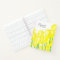 Bridal Wedding Journal Yellow Tulip Flowers
