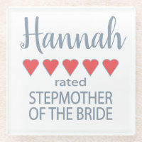 Bridal & Wedding Party 5 Heart Stepmother of Bride