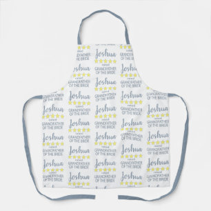 Bridal & Wedding Party 5 Star Grandfather of Bride Apron