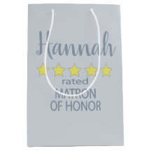 Bridal & Wedding Party 5 Star Matron of Honor