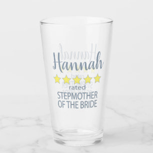 Bridal & Wedding Party 5 Star Stepmother of Bride Glass
