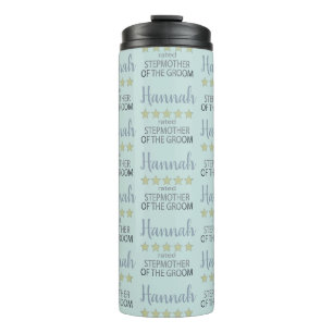 Bridal & Wedding Party 5 Star Stepmother of Groom Thermal Tumbler