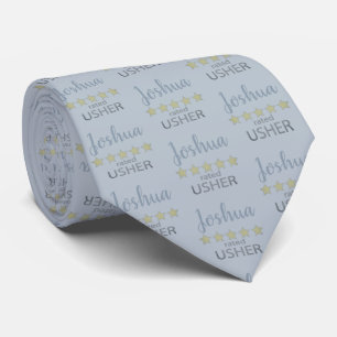 Bridal & Wedding Party 5 Star Usher Neck Tie