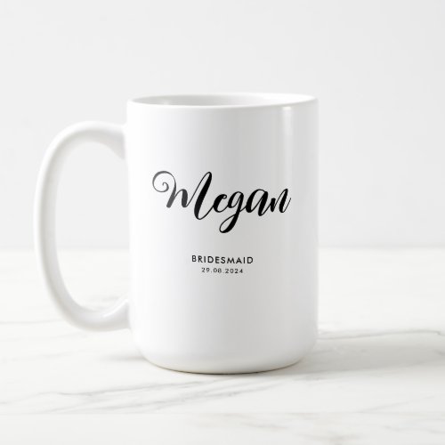 Bridal Wedding Party Proposal Gift for Bridesmaid Coffee Mug