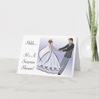 Bridal/wedding Shower Invitation-it's A Surprise Invitation by Be_My_Valentine at Zazzle