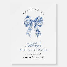 Bridal Welcome Sign Something Blue Before I Do