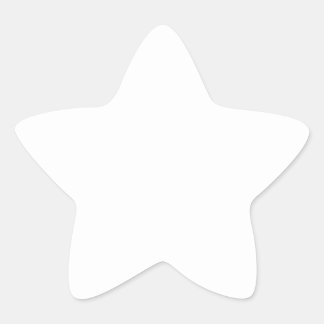 Bridal White Star Sticker