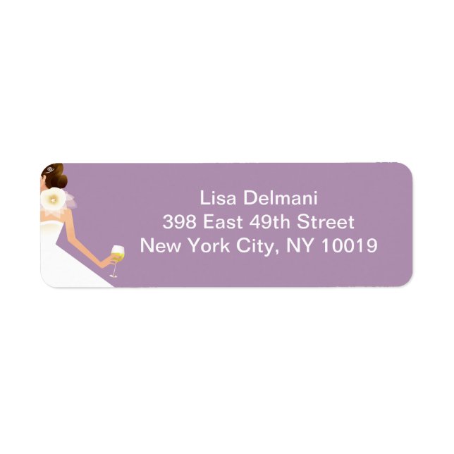 Bridal Wine Ensemble (lilac) Label (Front)