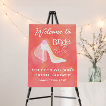 BridalShower Bride To Be Wedding High Heel 