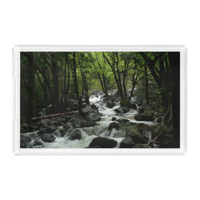 Bridalveil Creek in Yosemite National Park Acrylic Tray (Front)