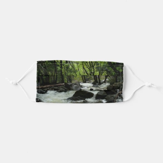 Bridalveil Creek in Yosemite National Park Adult Cloth Face Mask (Front, Folded)