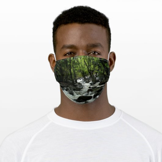 Bridalveil Creek in Yosemite National Park Adult Cloth Face Mask (Worn)