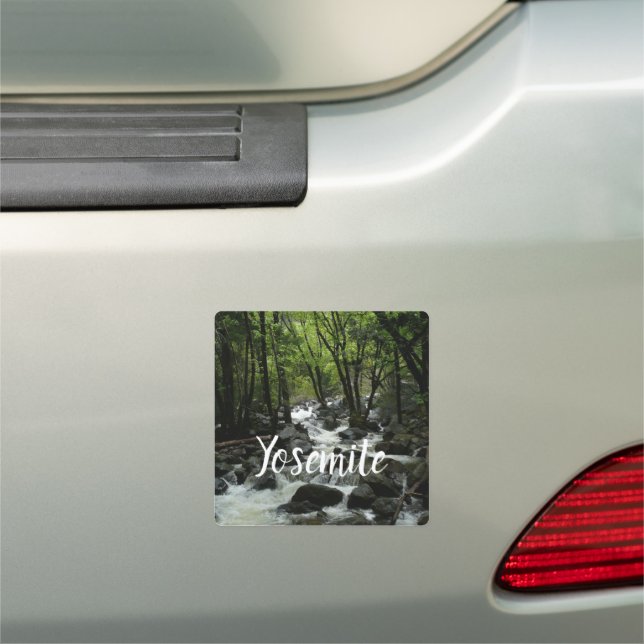 Bridalveil Creek in Yosemite National Park Car Magnet (In Situ)